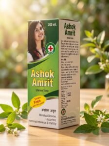 Ashok Amrit Uterine Tonic – Ayurvedic Women’s Health Syrup for Period Balance & Hormonal Support