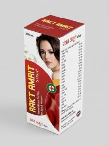 Rakt Amrit Syrup – Ayurvedic Blood Purifier for Clear Skin & Detox
